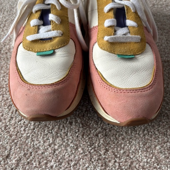 Madewell Kickoff Trainer Sneakers Colorblock Leather Women's 8 - Picture 4 of 9